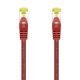 AISENS Cable De Red Latiguillo RJ45 LSZH Cat.7 600 MHz S/FTP PIMF AWG26, Rojo, 2.0 m - A146-0471